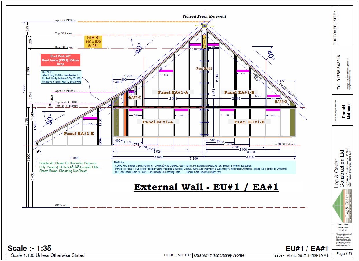 Construction Blueprints - External Wall